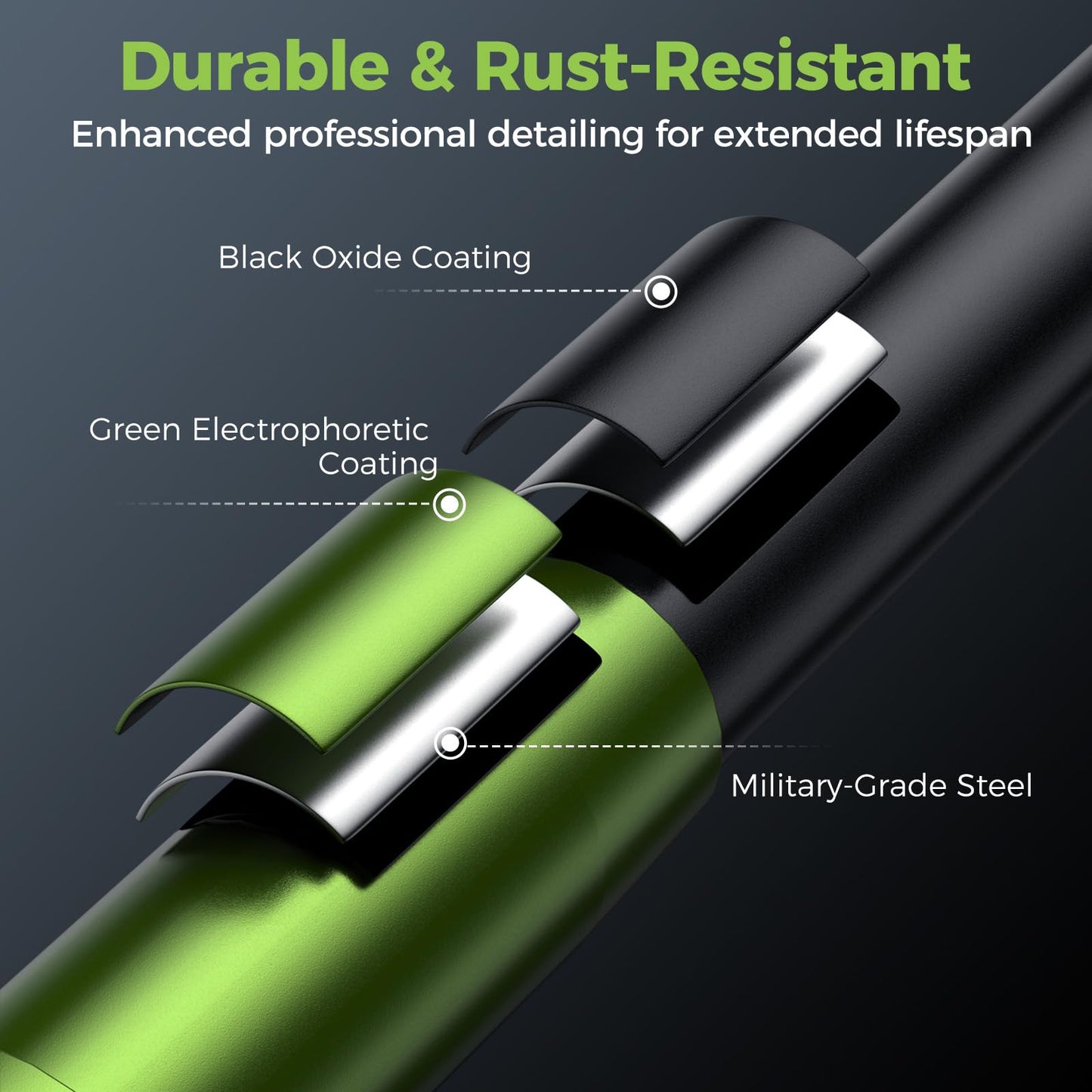 etoolab 3/8-Inch Drive Click Torque Wrench - 5-50Ft-Lb/5-69.4Nm, Dual-Direction Adjustable 72 Tooth Click Torque Wrench for Bike, Motorcycle and Car Repair