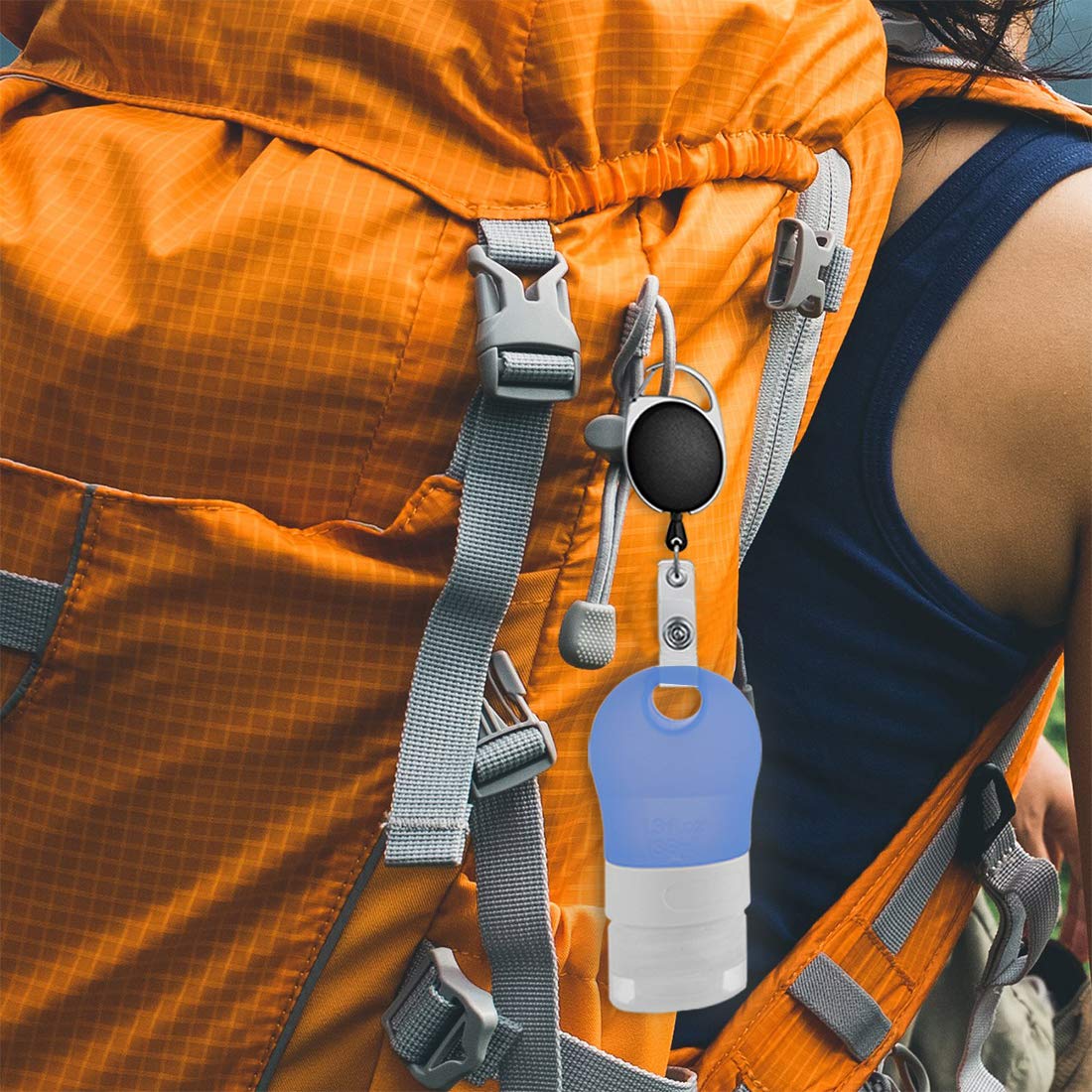 Linkidea Portable Silicone Travel Bottles Set, Empty Hand Soap Containers Refillable Container for Toiletries, Shampoo, Liquid, Cosmetic Multifunctional Bottles (1.3 oz, Pack of 3)