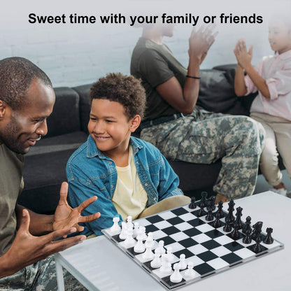 Resin Chess Set with Checkers Board Silicone Mold Set with 2 Pack Chess Piece Holder, 32 Pieces Full Size 3D Silicone Chess Molds Kit for Epoxy Resin Casting, Party Board Games and Home Decoration