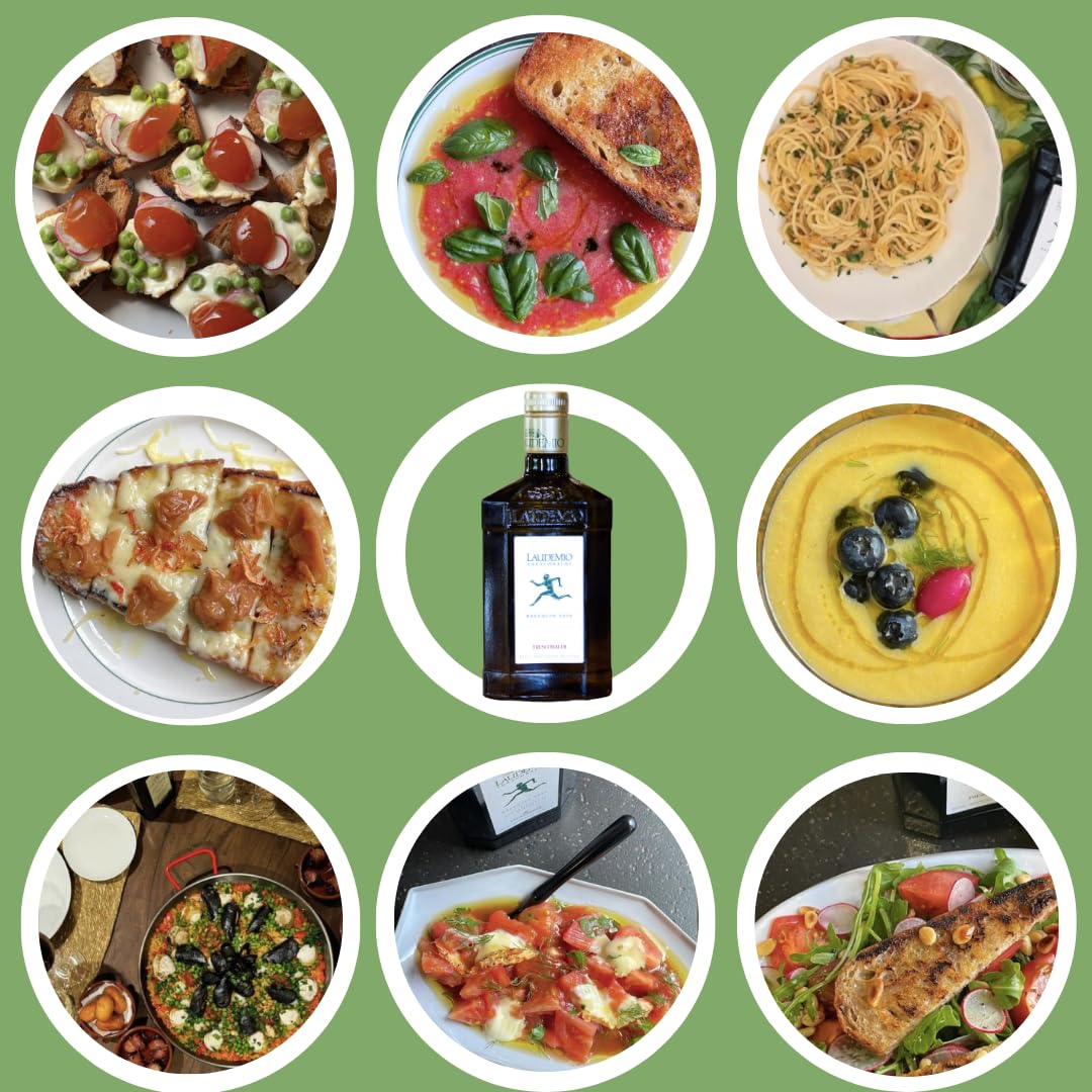 FRESCOBALDI Laudemio Extra Virgin Olive Oil, 16.9 FL Oz, 500ml, Premium, Award Winning Product of Tuscany, Italy, Fruity & Peppery Flavor, Smooth & Robust Low Acidity, Rich in Polyphenols