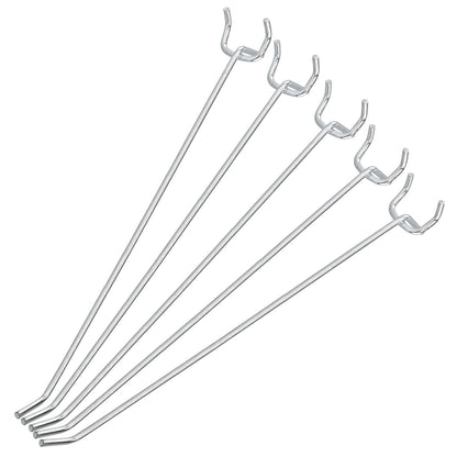 Neiko 53104A 8” Pegboard Hook Organizer Kit, 50 Pack, Hanging Hooks Set for Garage Organization, Great for Wall Hanging and Shelving, Tool Storage, Craft Organizing