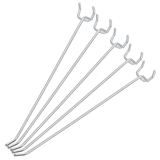 Neiko 53104A 8” Pegboard Hook Organizer Kit, 50 Pack, Hanging Hooks Set for Garage Organization, Great for Wall Hanging and Shelving, Tool Storage, Craft Organizing