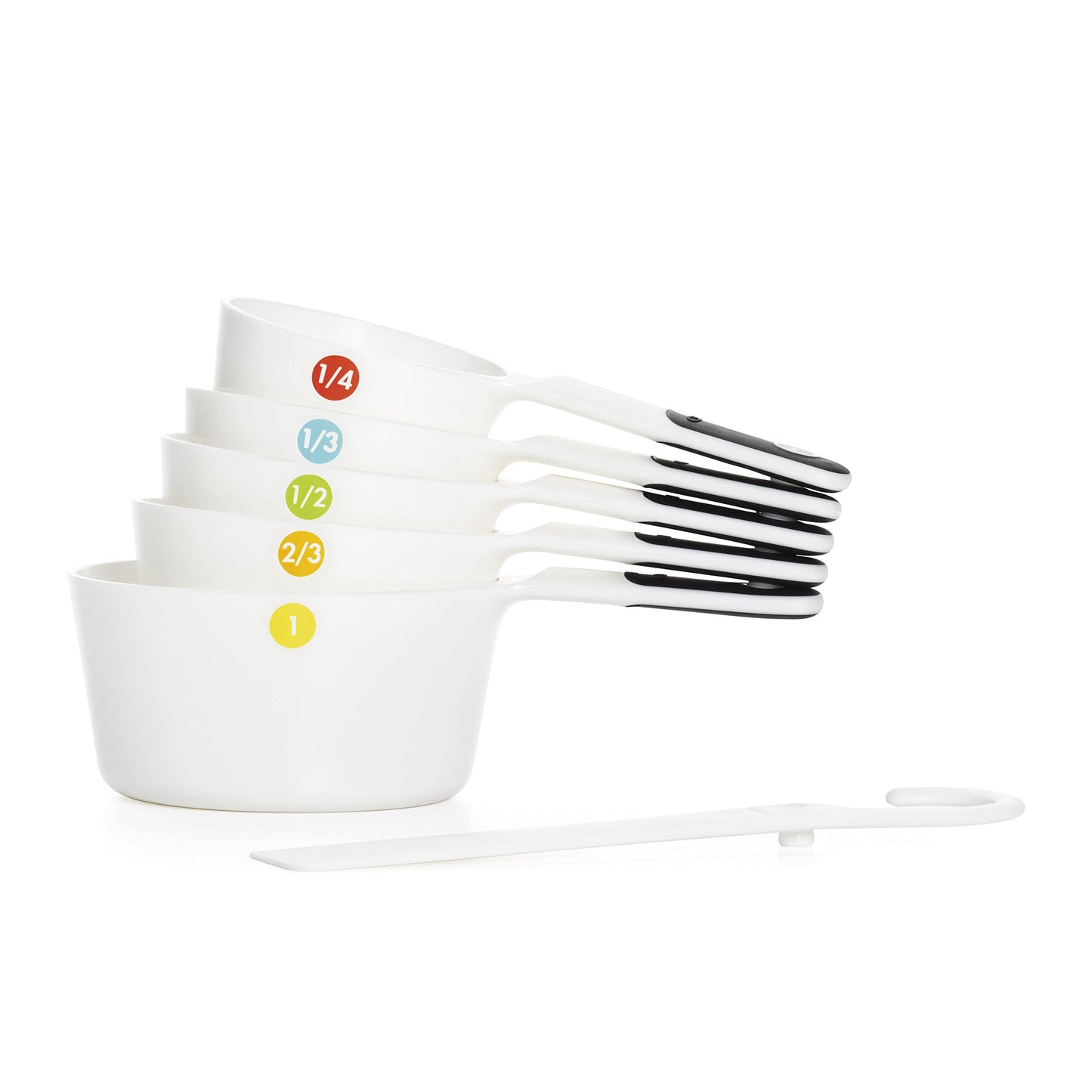 OXO Good Grips 6-Piece Plastic Measuring Cups- White