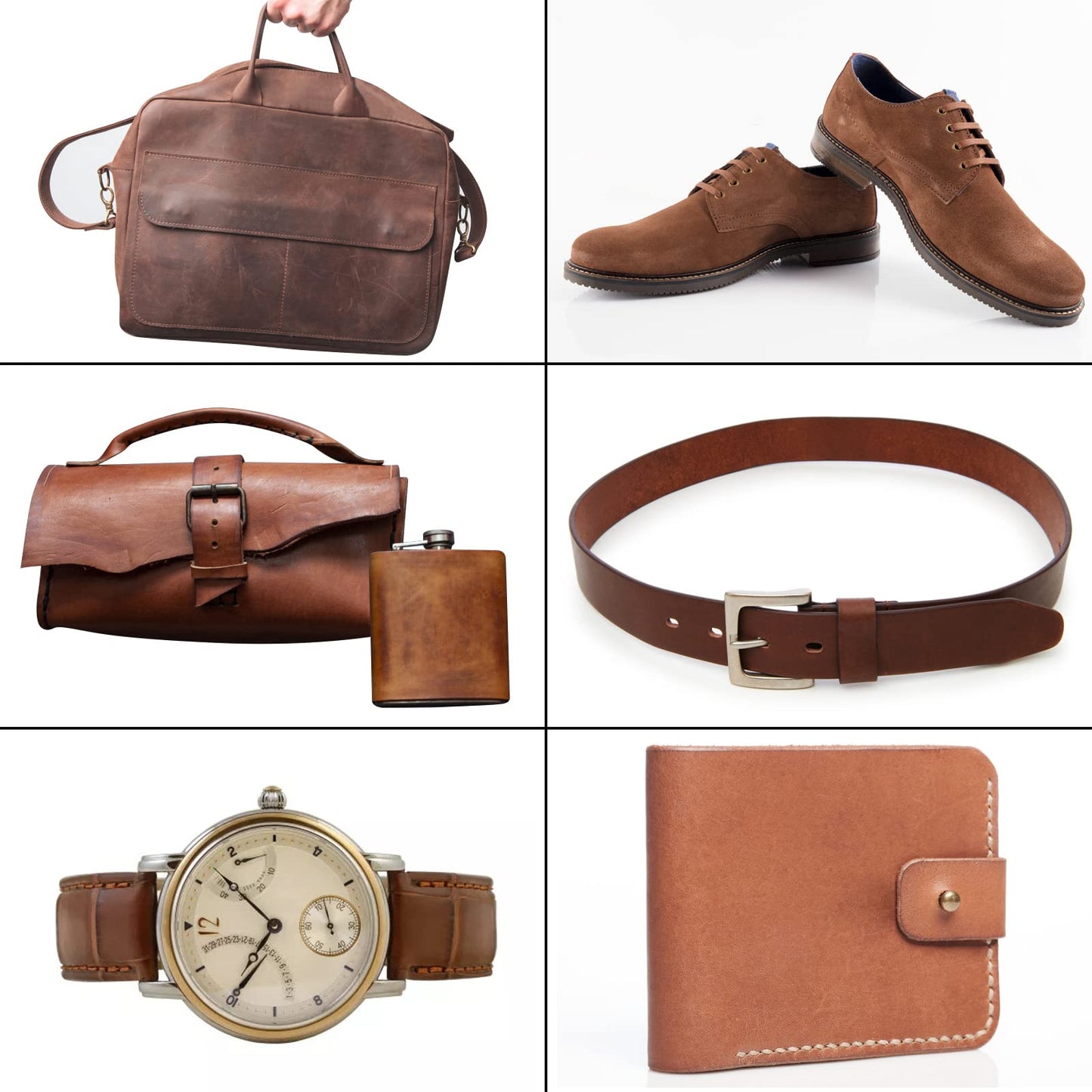 Genuine Leather Tooling Sheets 1.8-2.0MM Thick Genuine Top Full Grain Oil Tan Crazy Horse Cowhide Leather Sheets for Crafts Tooling Sewing Wallet Earring Hobby (Dark Brown, 8"x12")