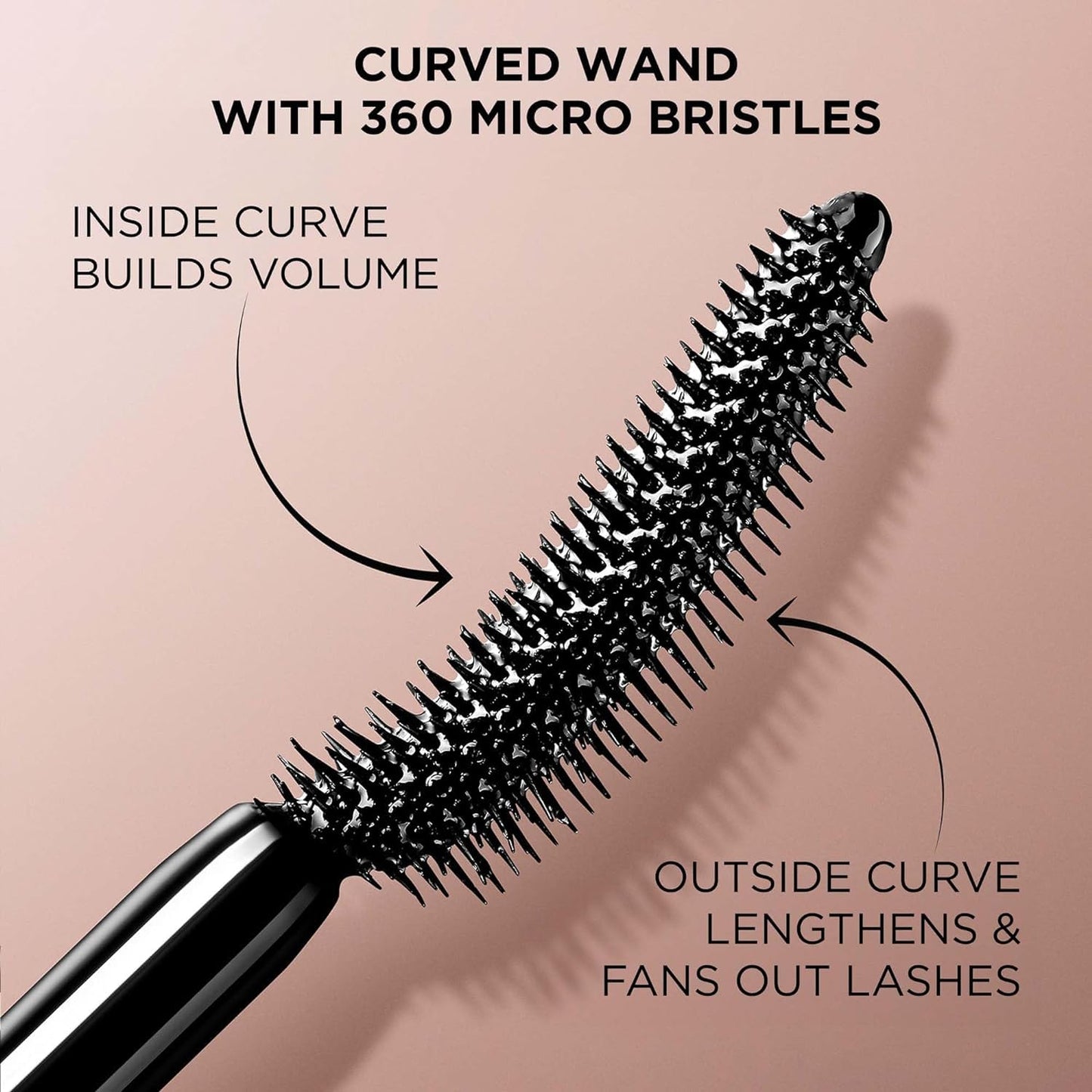 Lancôme Lash Idôle Lash-Lifting & Volumizing Mascara - Black Mascara for Instant Volume, Length & Lift - Smudge Proof & Up To 24H Wear - Black - Travel Size