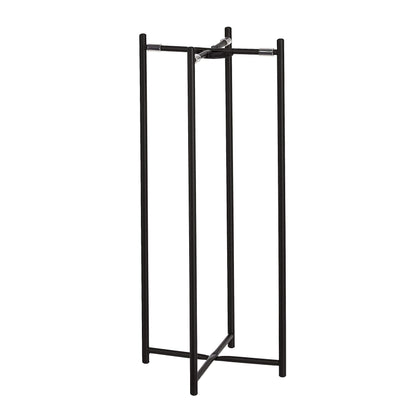 Amazon Basics Two-Tier Metal Metal Round Plant Stand, Black