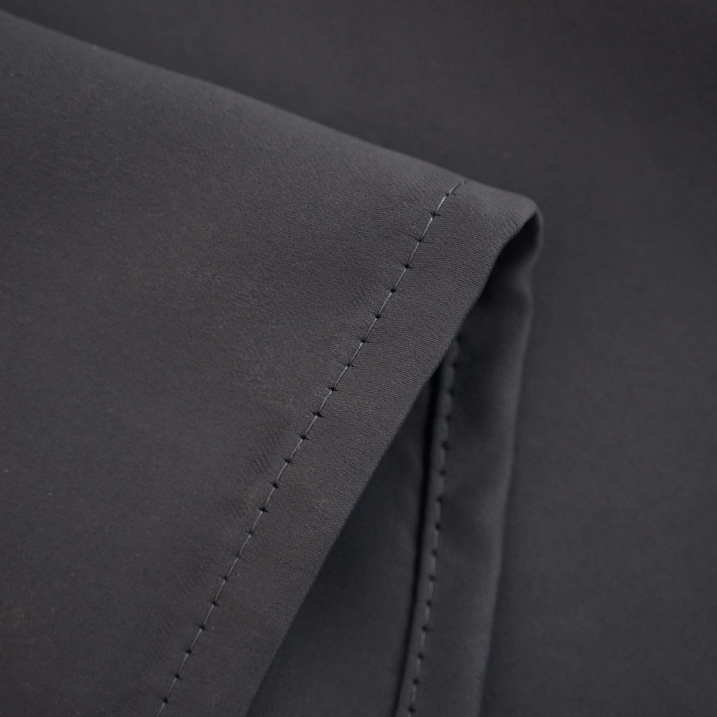 Pickluc Dark Grey Cafe Curtain - Half Window, 30 Inches Length, Rod Pocket, Small Kitchen Curtain, Blackout for Small Windows - 30" Wide x 30" Long, 2 Panels Set