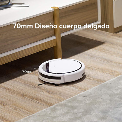 ILIFE V3s Pro Robot Vacuum Cleaner, Tangle-free Suction , Slim, Automatic Self-Charging Robotic Vacuum Cleaner, Daily Schedule Cleaning, Ideal For Pet Hair，Hard Floor and Low Pile Carpet,Pearl White