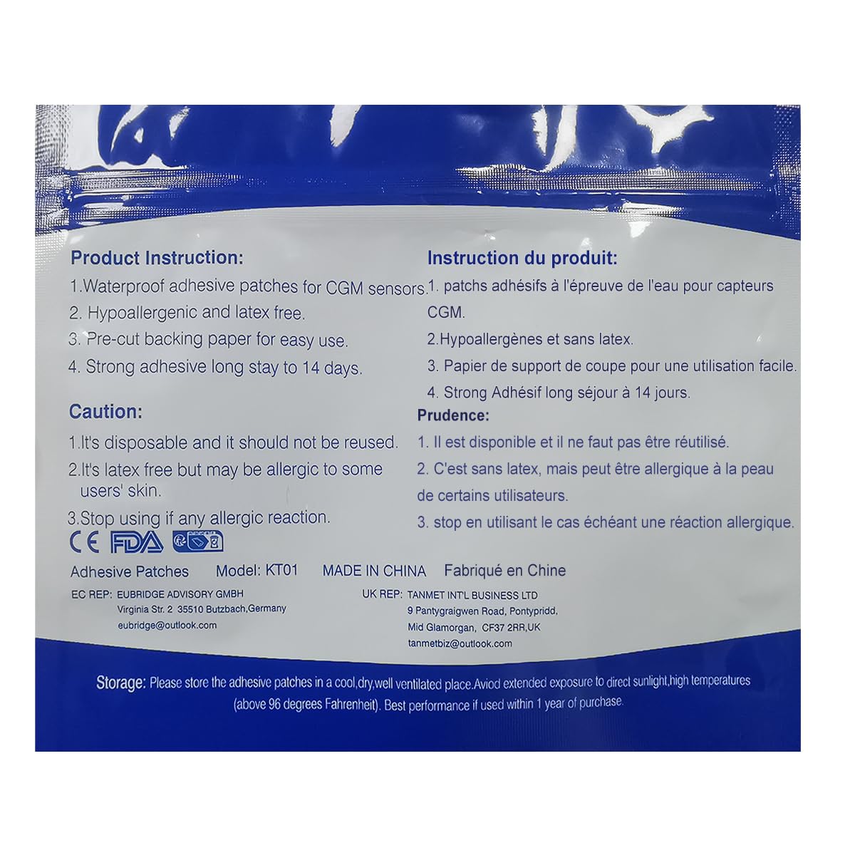 HONYOU Libre 2 Sensor Covers & Lingo CGM Waterproof & Sweat-Proof Adhesive for 14 Days, Pre-Cut Flexible Tape Without Hole, Freestyle & Medtronic Guardian Glucose Monitor Patches, 30 Pack, Tan