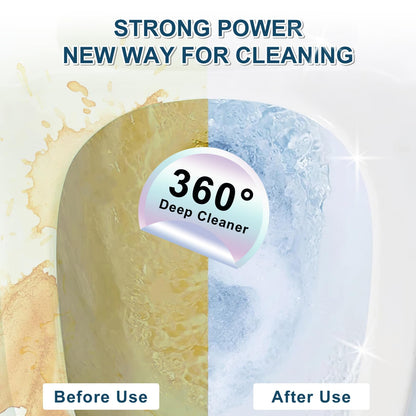 Pumice Stone Toilet Bowl Cleaner,16.7Inch Toilet Pumice Stone with Handle Cleans Hard Water Ring Calcium Buildup&Stains for Toilet Bath Kitchen Household Cleaning