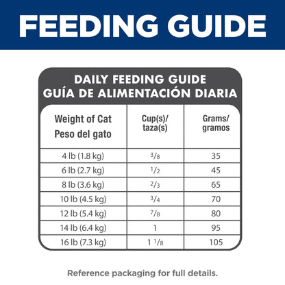 Hill's Science Diet Indoor, Adult 1-6, Easy Litter Box Cleanup, Dry Cat Food, Chicken Recipe, 3.5 lb Bag
