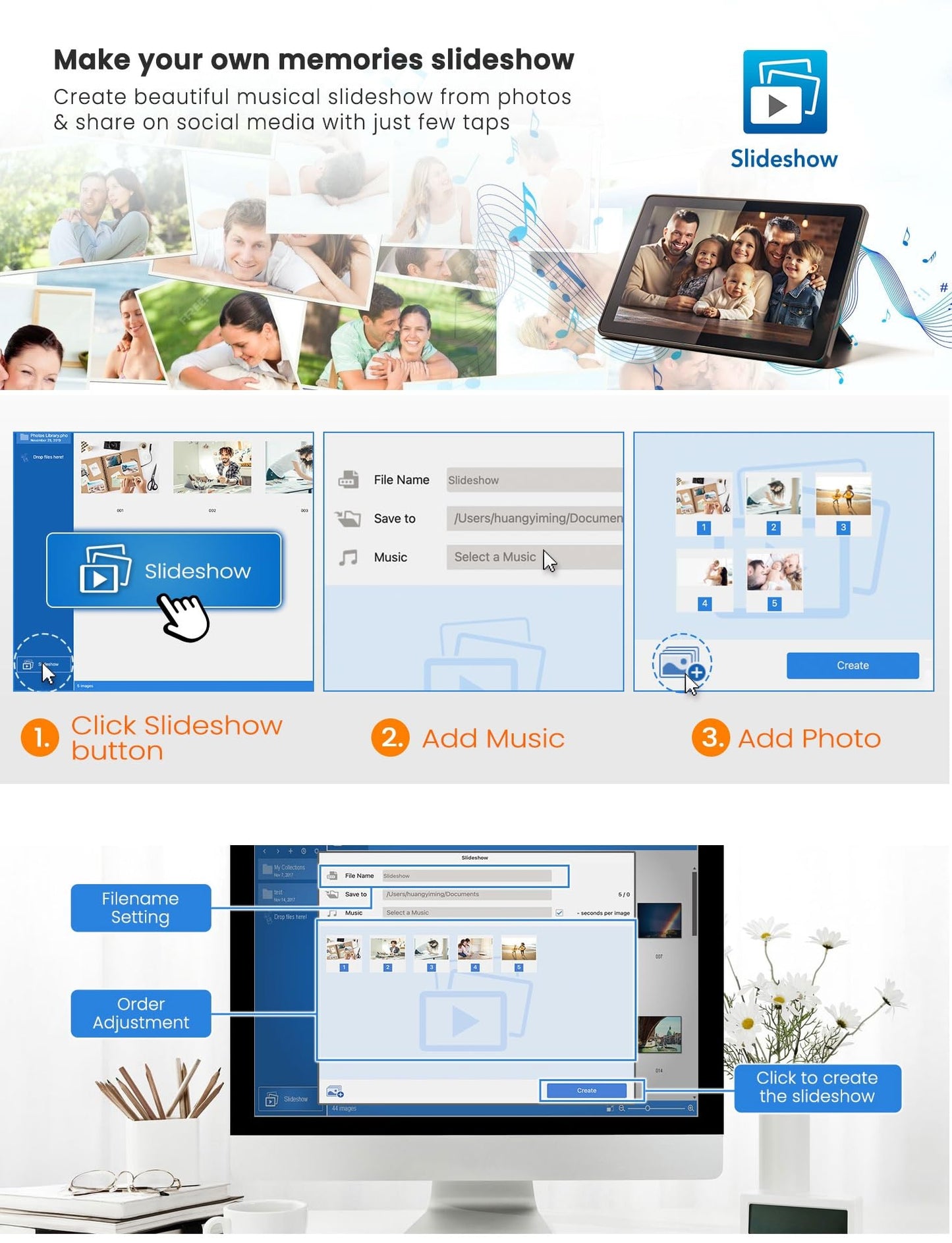 Plustek Photo Scanner ePhoto Z300, Scans 4x6 inch Photos in 2 Seconds, Auto crop and deskew with CCD Sensor, Supports Mac and PC