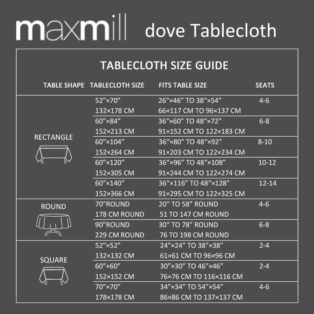 maxmill Jacquard Table Cloth Damask Pattern Spillproof Wrinkle Resistant Heavy Weight Soft Tablecloth for Kitchen Dinning Tabletop Outdoor Picnic Rectangle 52 x 70 Inch Beige