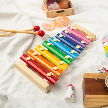 MCPINKY Xylophone for Kids, Xylophone Musical Toy with Child Safe Mallets Educational Musical Instruments Toy for Toddlers 1-3