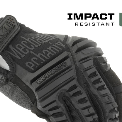 Mechanix Wear: M-Pact Covert Tactical Gloves with Secure Fit, Touchscreen Capable Safety Gloves for Men, Work Gloves with Impact Protection and Vibration Absorption (Black, Large)