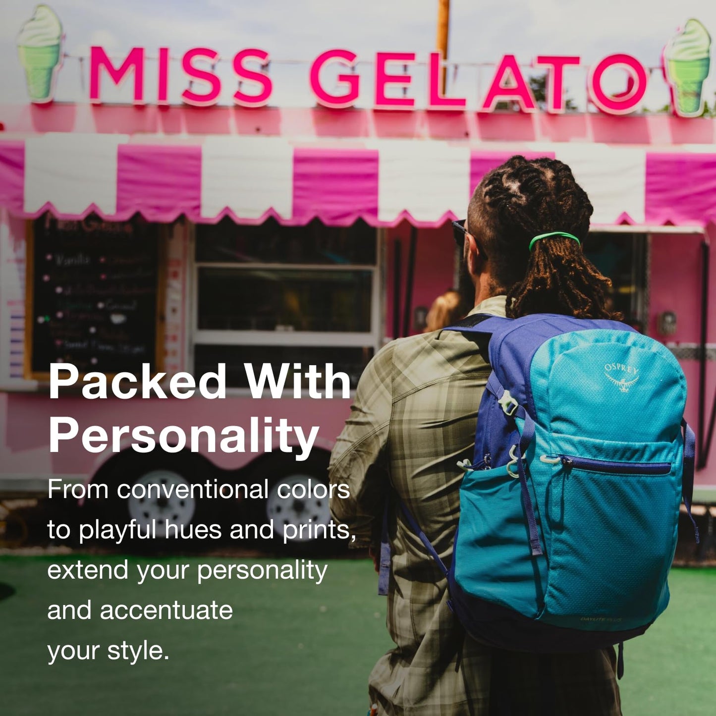 Osprey Daylite Plus Commuter Backpack - Lightweight, Everyday Pack with Laptop Sleeve and Water Bottle Pockets - Ideal for Work, School, and Travel with Versatile Storage, Cascade Blue/Latte Brown