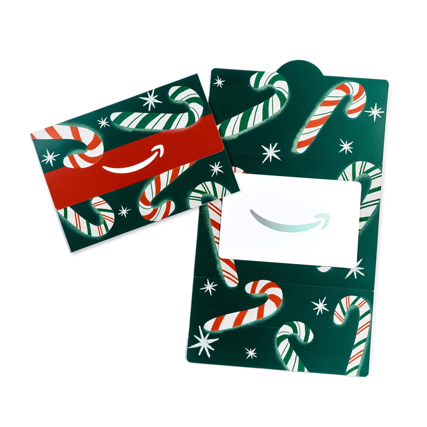 Amazon Physical Gift Card in Mini Envelope - Candy Canes | Christmas, Winter