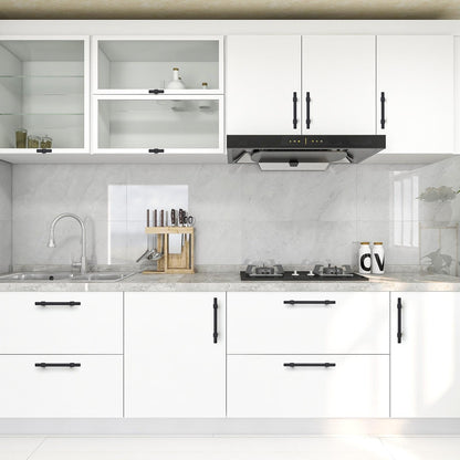 Ravinte Decor 30 Pack Black Cabinet Handles - 3" Hole Center Cabinet Pulls Matte Black Drawer Pulls Cabinet Hardware Kitchen Handles for Cabinets