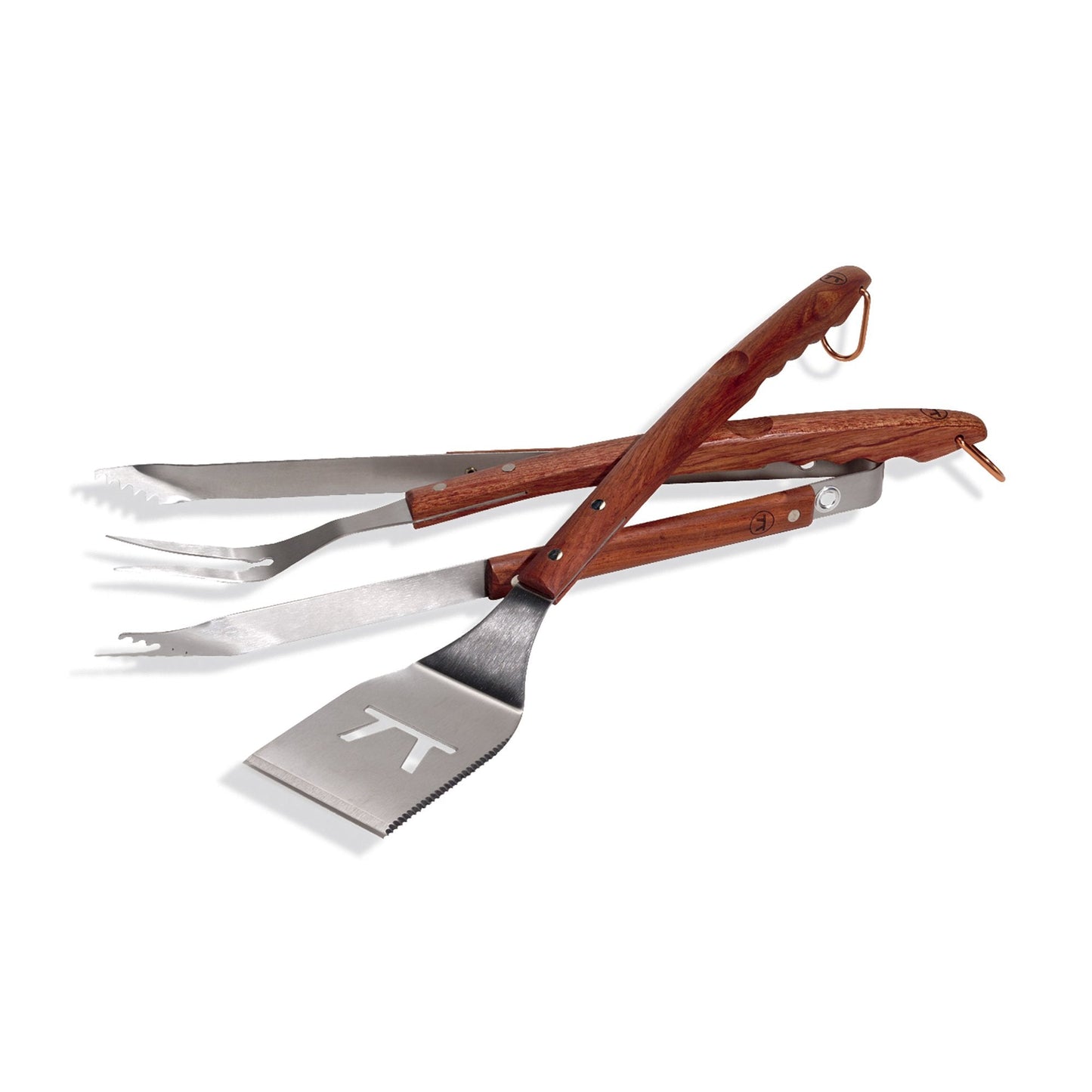 Outset QB00 BBQ, 1 EA, Rosewood 3 Piece Tool Set