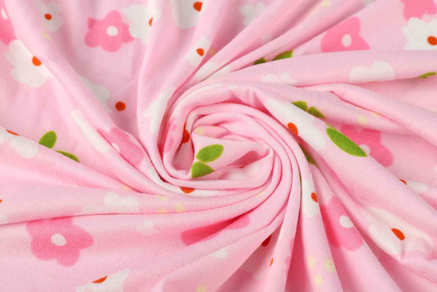 Onacosht Pack n Play Playard Fitted Sheets 2 Pack Set for Baby Girl Soft Stretchy Jersey Knit Portable Mini Crib Mattress Cover, Pink Floral