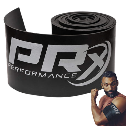PRx Performance Muscle Compression Floss Band - Recovery & Mobility Enhancement, Gym Ready Compression Band, Improved Circulation, Reduced Soreness, Enhanced Stretching, Knee Tack & Floss Strap - 1mm