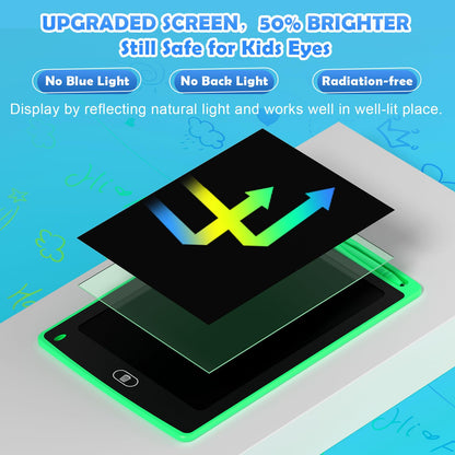 4 Pack LCD Writing Tablet for Kids, 8.5 Inch Colorful Doodle Board Drawing Tablet, Educational Learning Toys Birthday Gifts for Boys Girls Age 3 4 5 6 7 8