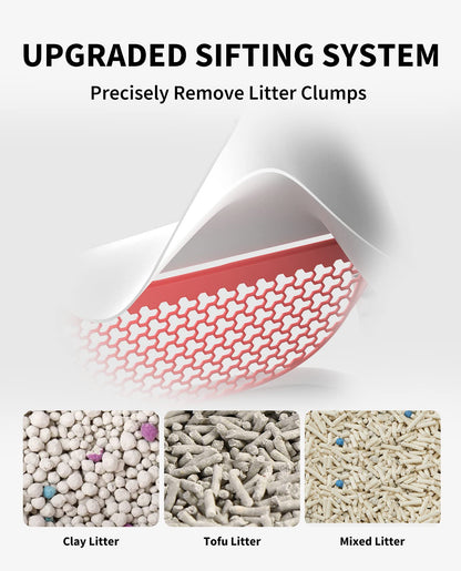 PETKIT PuraMax Self Cleaning Litter Box with N50 Odor Eliminator, xSecure Automatic Scooping, Large Space Cat Box with Waste Bags