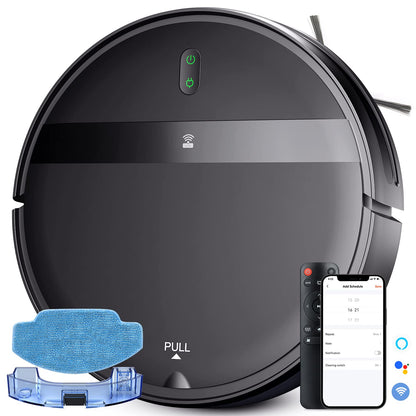 Kilgone Robot Vacuum and Mop Combo for Pet Hair & Large Homes – Smart App/Voice, 2300Pa Sucktion, 120Min Clean, Ultra-Thin 2.87" Design