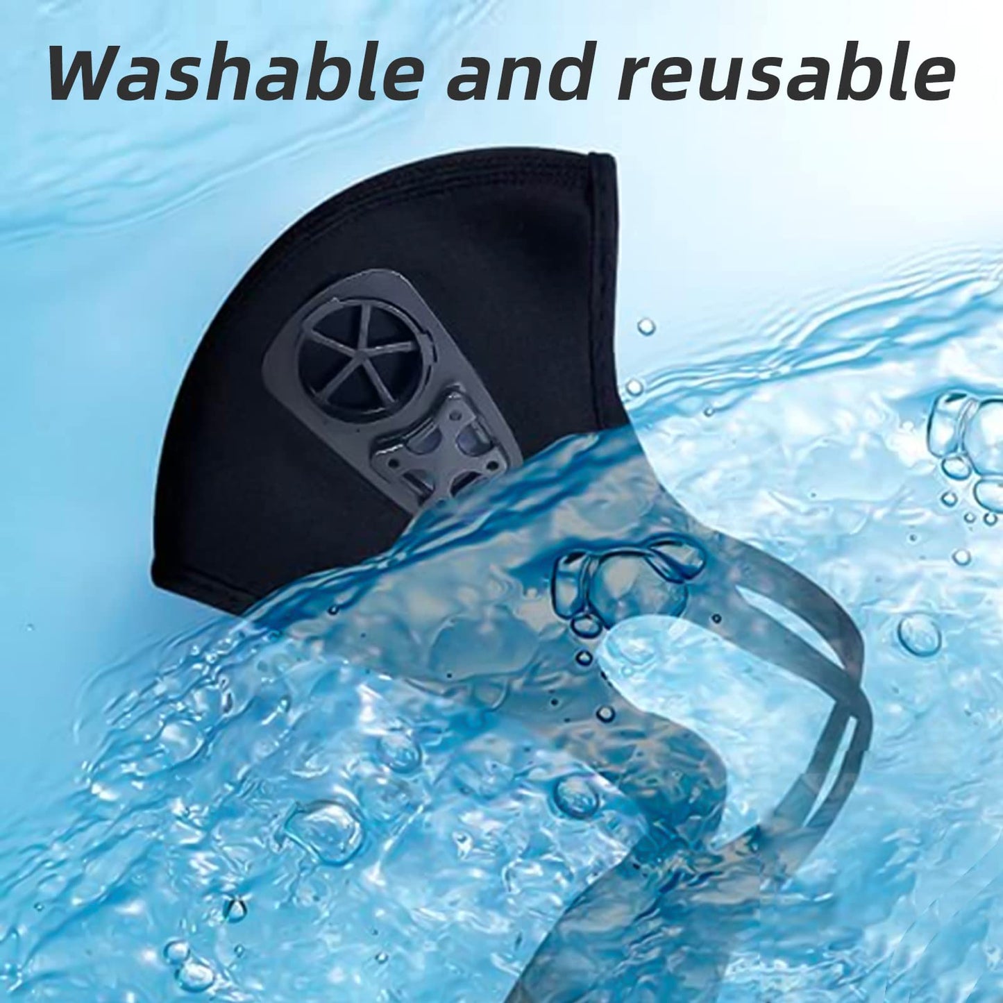 Personal Wearable Air Purifiers，Travel-Size Air Purifiers,Head-mounted Portable Mini Air Purifier,Used for Tourism, Running, Cycling, Mountaineering, Outdoor Sports (Full set,Black)