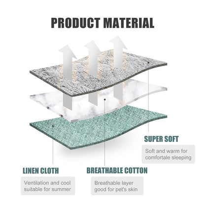 HDLKRR Cat Bed Self Warming, Foldable Self Heated Cat Mat with Removable Cover Heating Pad 24 x 20 inch Extra Warm Thermal Pet Pad for Indoor Outdoor Cats, Non-Slip Bottom Washable Non Electric