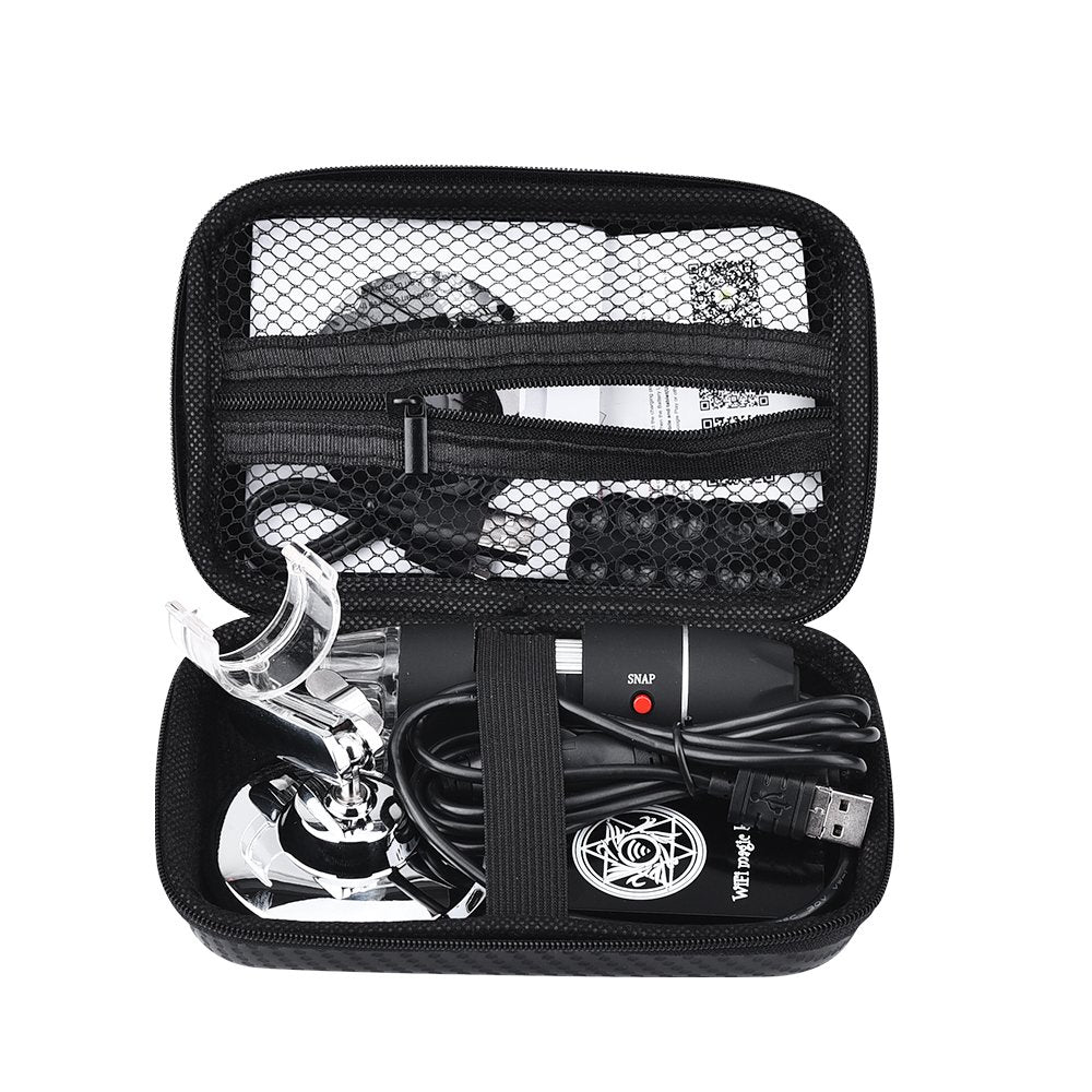Jiusion Original USB Microscope Carrying Case Bag for Jiuison Wifi & USB Digital Microscope, Also Compatible with Other Brands Handheld Microscope