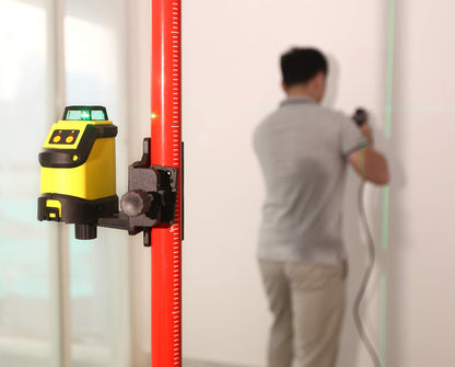 Firecore 13 Ft./4m Telescoping Laser Pole with 1/4-Inch by 20-Inch Laser Mount, Adjustable Laser Level Mounting Pole for Rotary and Line Lasers-FLP400A