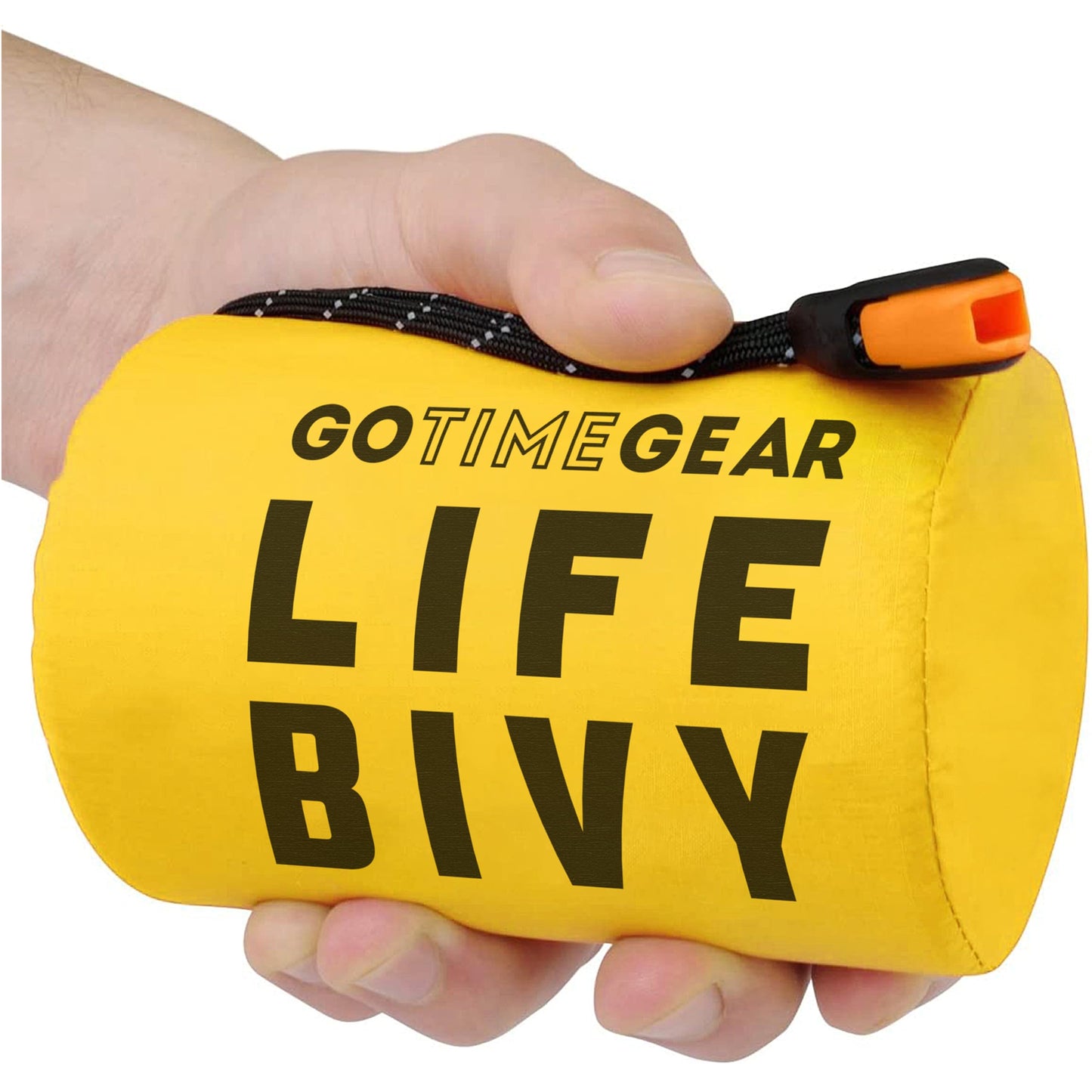 Go Time Gear Life Bivy Emergency Survival Sleeping Bag Thermal Bivy - Use as Emergency Bivy Sack, Survival Sleeping Bag, Mylar Emergency Blanket