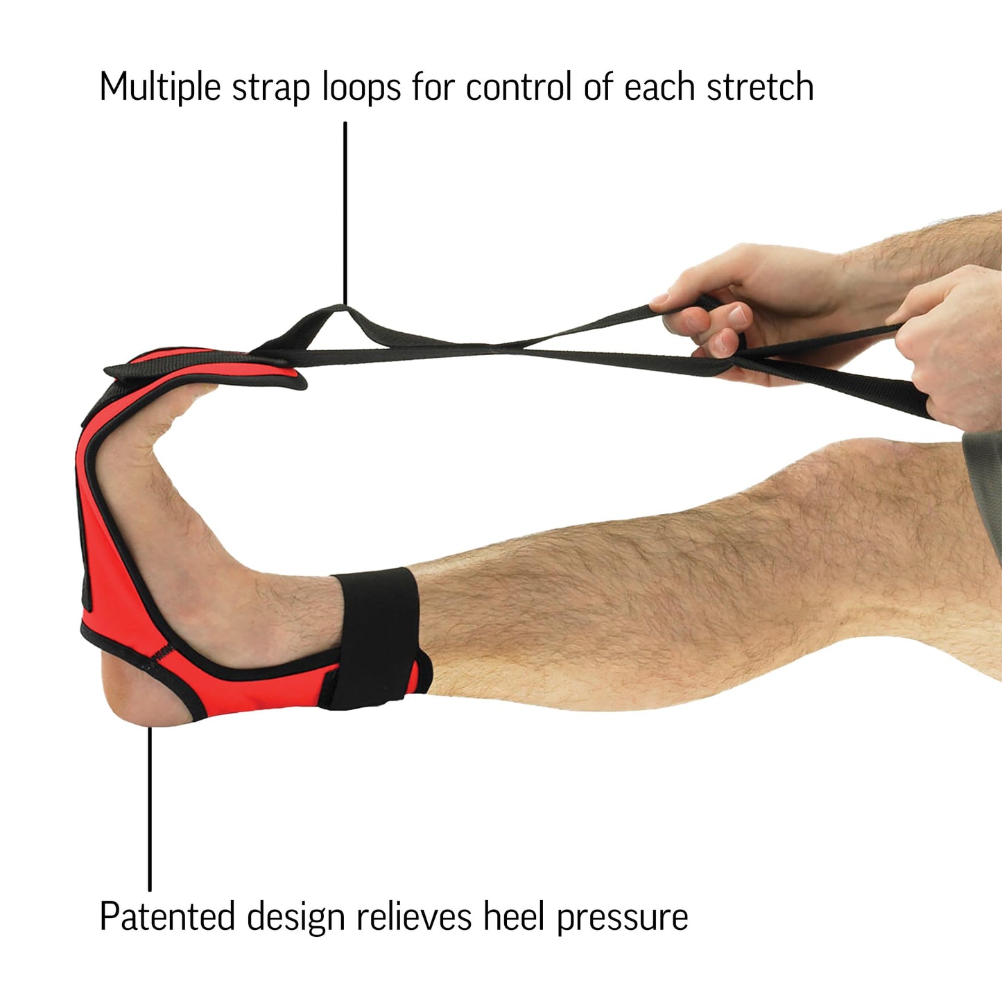 OPTP The Original Stretch-EZ, USA Made Top Choice Plantar Fasciitis Stretcher, Hamstring Stretch Strap and Achilles Tendon Stretcher, Stretching Strap for Physical Therapy
