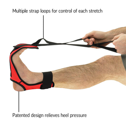 OPTP The Original Stretch-EZ, USA Made Top Choice Plantar Fasciitis Stretcher, Hamstring Stretch Strap and Achilles Tendon Stretcher, Stretching Strap for Physical Therapy