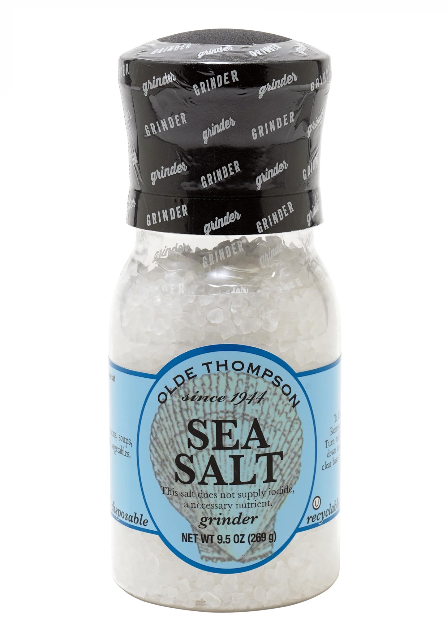 Olde Thompson Sea Salt Grinder, 9.5 Ounce