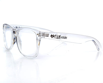 Alternative Imagination Starburst Diffraction Glasses - For Rave, Music Festival, Holiday Lights, and More - Clear Frame