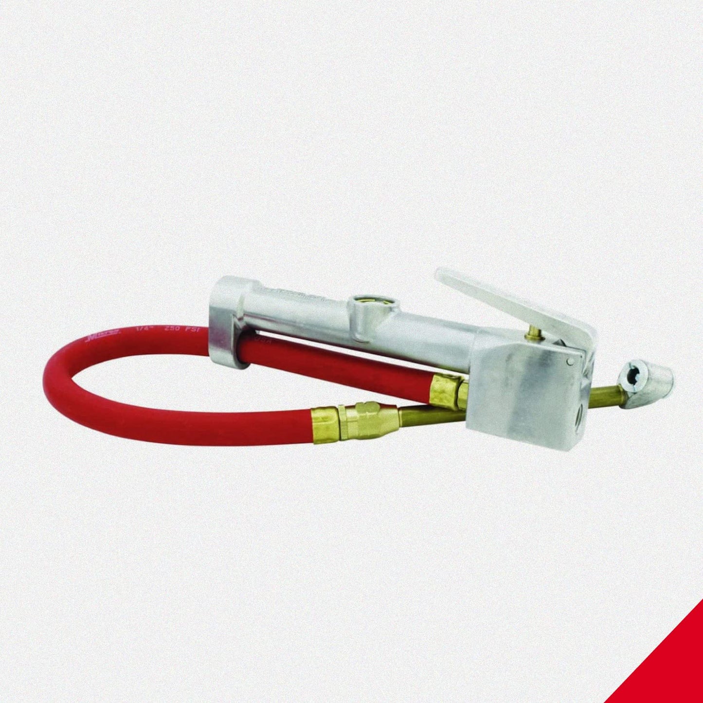 New & Improved - Tire Inflator Gauge with Dual Head Air Chuck 15” Air Hose 10-160 PSI (Box of 5)