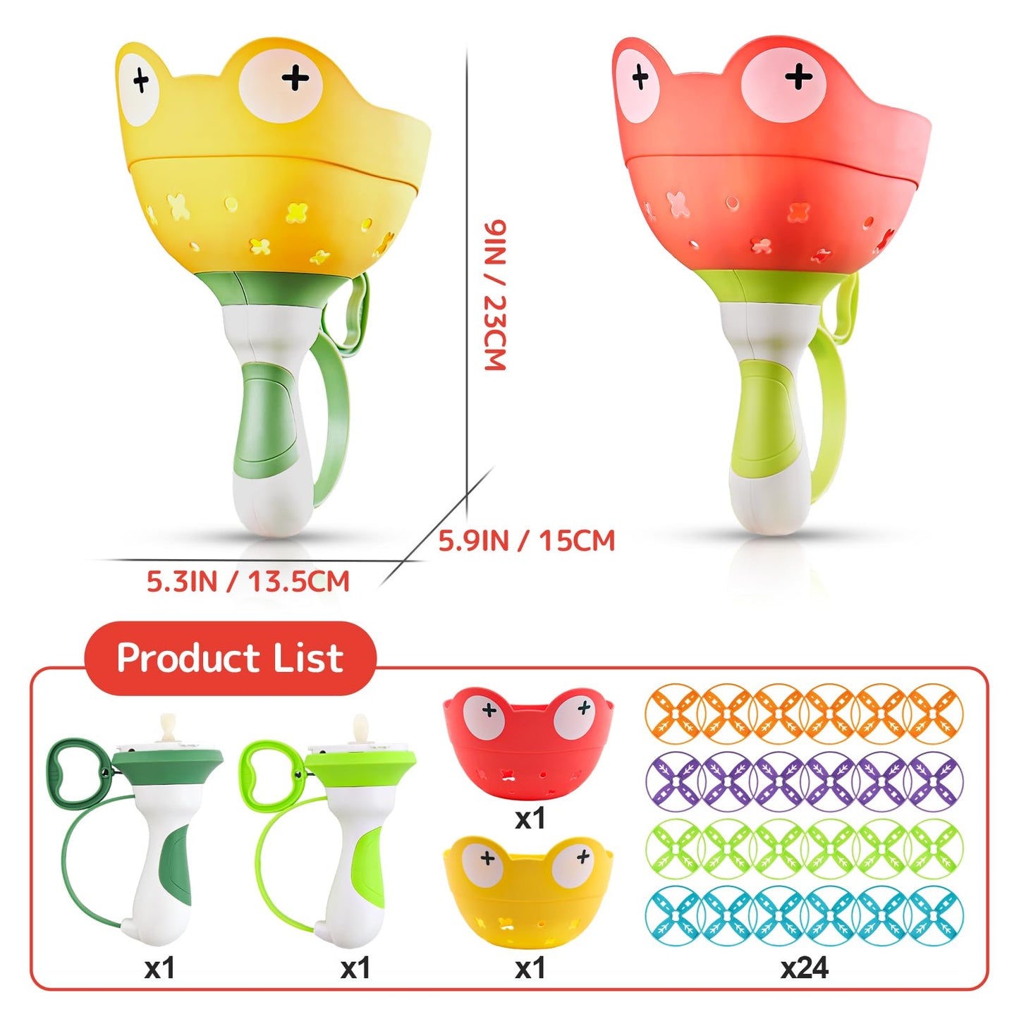 Outside Toys for Kids Ages 4-8 - Manual Capture Catching Game - Toddler Chasing Toy for Boys & Girls, Ages 3-7 - Outdoor Fun Family Games