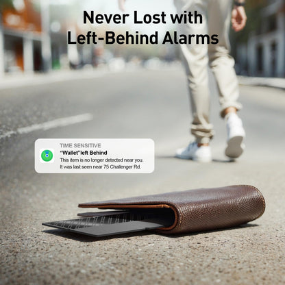 2025 [Apple MFi Certified] (iOS Only) Bluetooth Tracker Smart Finder for Apple Find My, iPhone Card Wallet Finder GPS Tracker, 5-10 Years Battery, Keys Finder and Item Locator for Keys, Bags, Passport