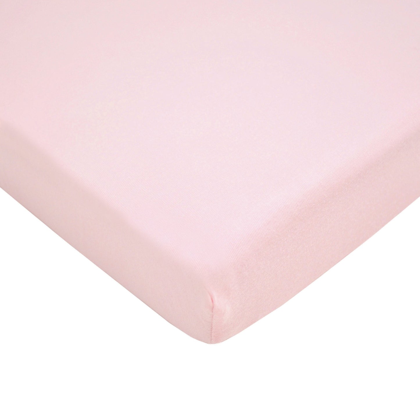 American Baby Company 100% Natural Cotton Fitted Mini Crib Sheet 38" x 24" - Soft & Breathable Small Nesting Portable Crib Sheet, Fits Pack N Play Mattresses, Baby Pink, for Boys & Girls