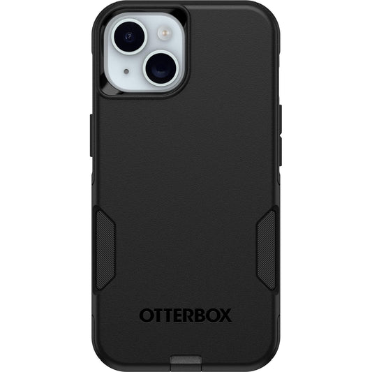 OtterBox iPhone 16e, 15, 14, & 13 Commuter Series Case - Black, Slim & Tough, Pocket-Friendly, with Port Protection