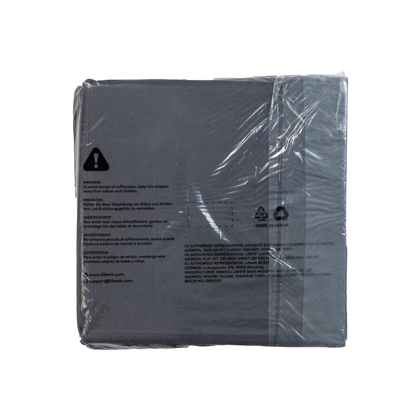 Lifewit Collapsible Fabric Storage Cubes Bins Set 11 Inch, Foldable Cubby Organizers Boxes, 6 Pack Organizing Baskets for Shelf, Closet, Utility Room, Storage Room Gray