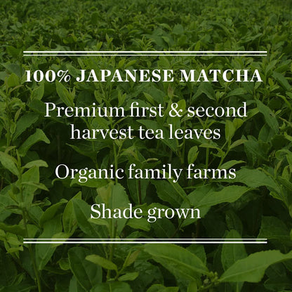 Mighty Leaf Organic Matcha Green Tea Powder, 100% Japanese Matcha, Unsweetened, 3 oz Bag