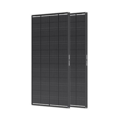 Renogy 400 Watt ShadowFlux Anti-Shading Solar Panel N-Type, 2PCS 200W Solar Panels 12 Volt 16BB, 25% High-Efficiency PV Module for RV Marine Rooftop Farm Battery,Black