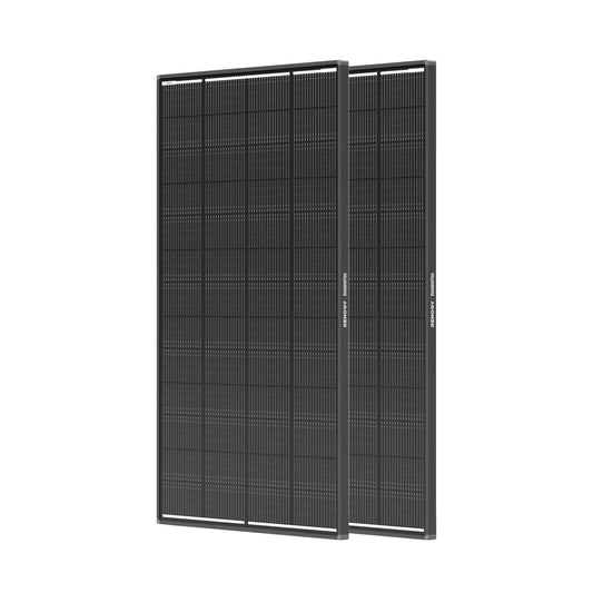 Renogy 400 Watt ShadowFlux Anti-Shading Solar Panel N-Type, 2PCS 200W Solar Panels 12 Volt 16BB, 25% High-Efficiency PV Module for RV Marine Rooftop Farm Battery,Black