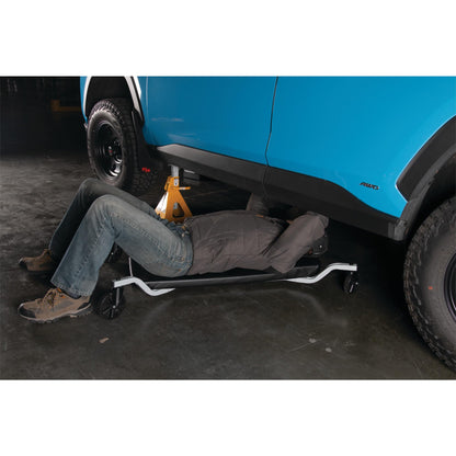 Performance Tool W85014 Low Profile Oversized Shop Mechanic X-Frame Creeper with Extra Padding, 38-Inch x frame oversized