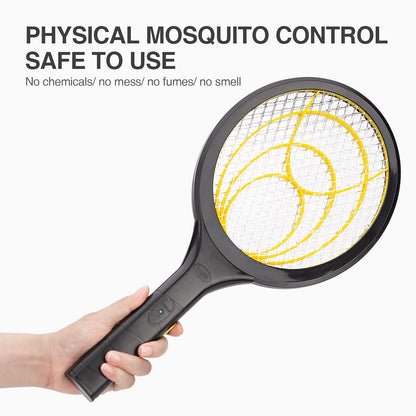 mafiti Fly Swatter Electric, Battery Powered Fly Killer Mosquito Zapper Bug Zapper Racket for Indoor Outdoor, Black