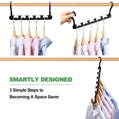 8-Pack-Closet-Organizers-and-Storage,Sturdy Organization-and-Storage-Hangers-Space-Saving for Wardrobe,Dorm-Room-Essentials for College Students Girls Smart Clothes Hanger