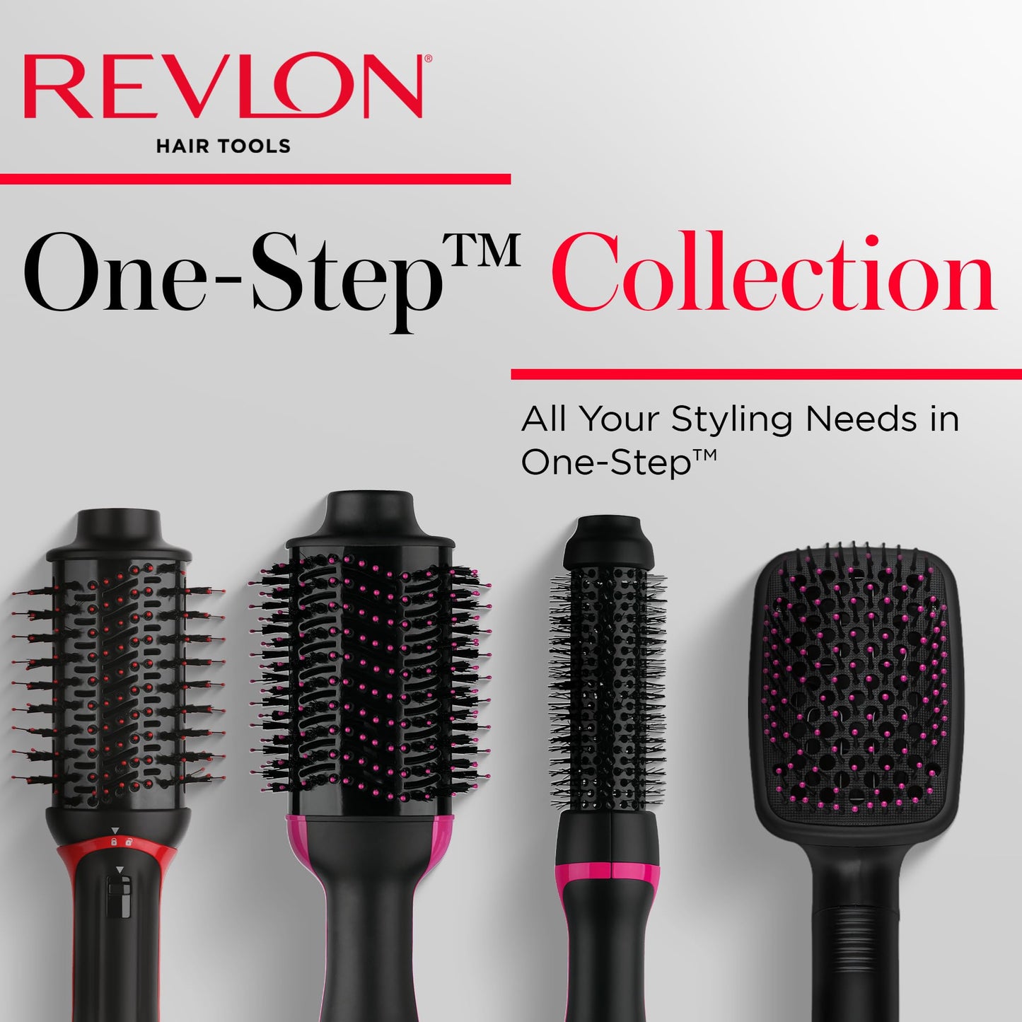REVLON One-Step Hair Dryer and Styler - Root Booster Round Brush for Styling, Dryer Brush for Fast and Easy Salon-Quality Blowout, More Shine and Less Frizz (1-1/2 in)